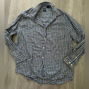 Oversized Longsleeve button down plaid comfy Flannel Size Large